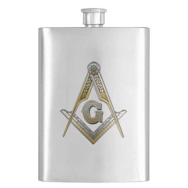 Freemason Flachmann (Vorderseite)
