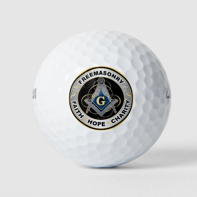Freemason Golfball (Vorderseite)