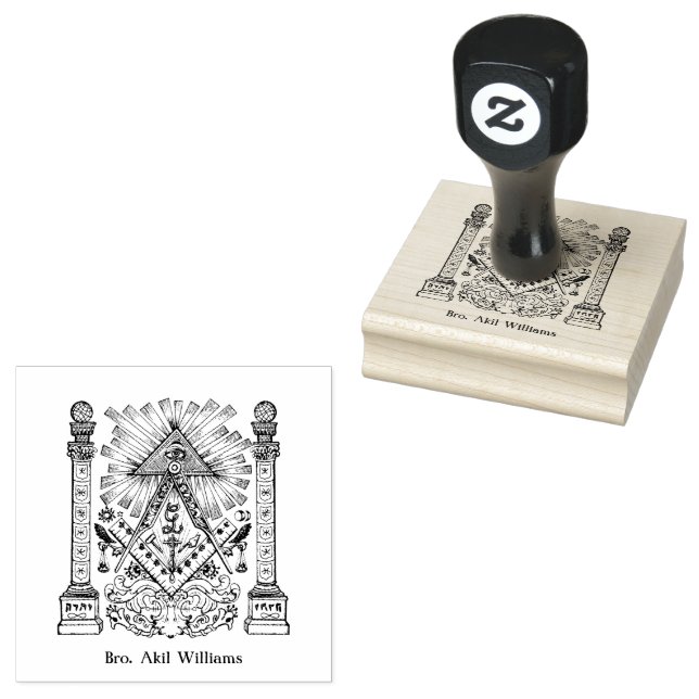 Freemason Gummistempel (Stempel)