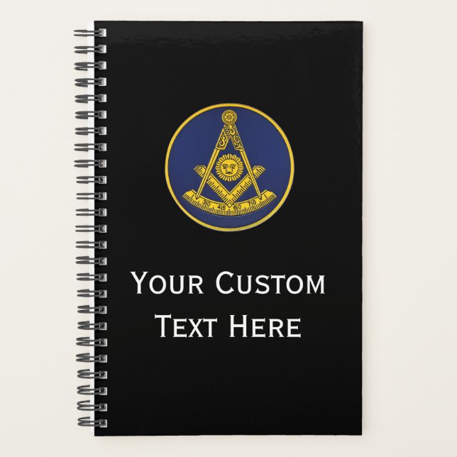 Freemason Masonic Geschenke Vergangenheit Master Planer (Vorderseite)