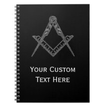 Freemason Masonic Gifts Square und Compass Black