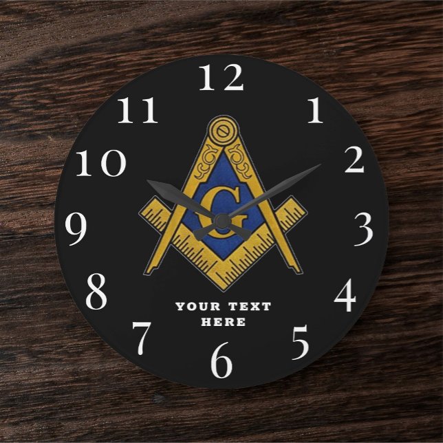 Freemason Masonic Lodge Mauerwerk Große Wanduhr (Von Creator hochgeladen)