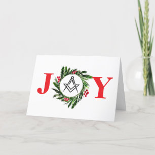 Freemason Masonic Mason Freemason Weihnachten Dankeskarte