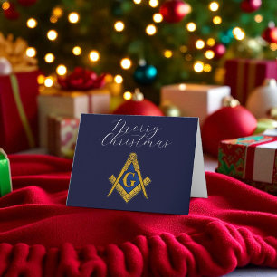 Freemason Masonic Mason Freemason Weihnachten Dankeskarte