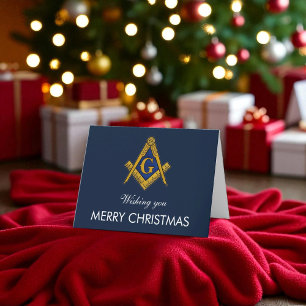 Freemason Masonic Mason Freemason Weihnachten Dankeskarte