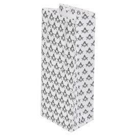 Freemason Masonic Square und Compass Freimaurerei Geschenktüte Für Weinflaschen