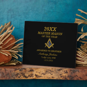 Freemason Master Mason Lodge Mauerwerk Fotoplatte