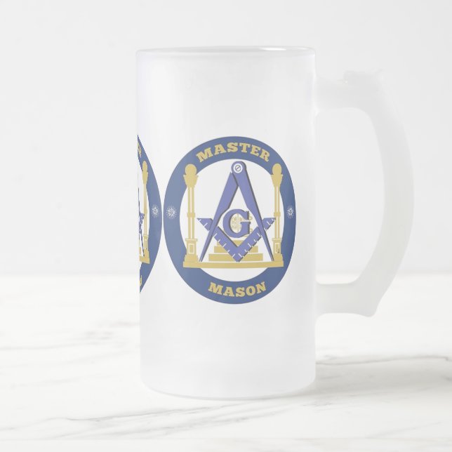 Freemason Mattglas Bierglas (Rechts)
