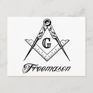 Freemason Postkarte