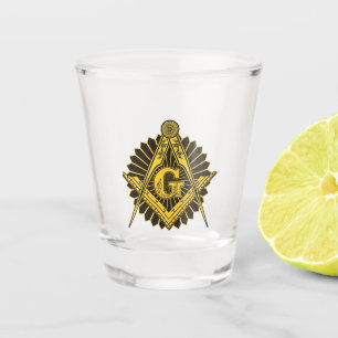 Freemason Schnapsglas