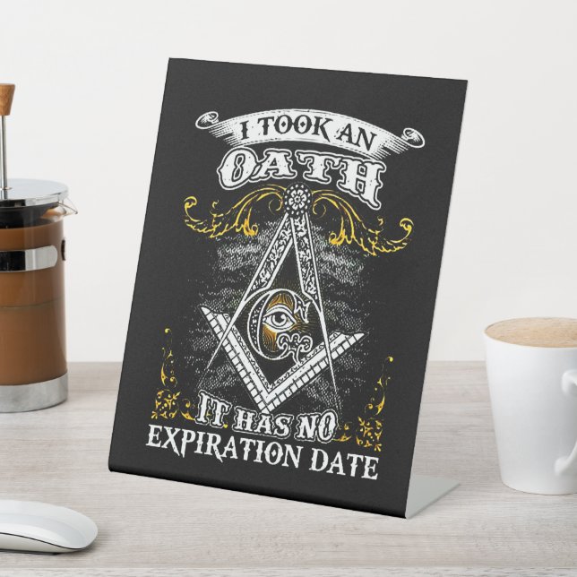 Freemason Sockelschild (In SItu)