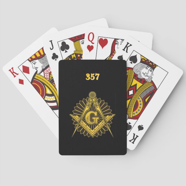 Freemason Spielkarten (Rückseite)