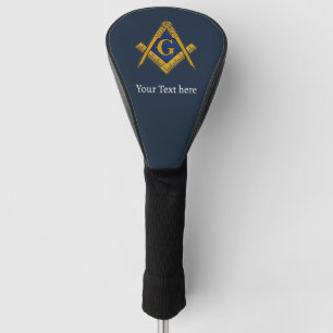 Freemason Square und Compass Masonic Gift Golfer Golf Headcover