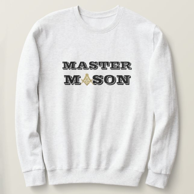 Freemason Square und Compass Master Mason Sweatshirt (Design vorne)