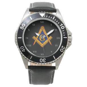 Freemason Square und Compass Wohltätigkeit Masonic Armbanduhr