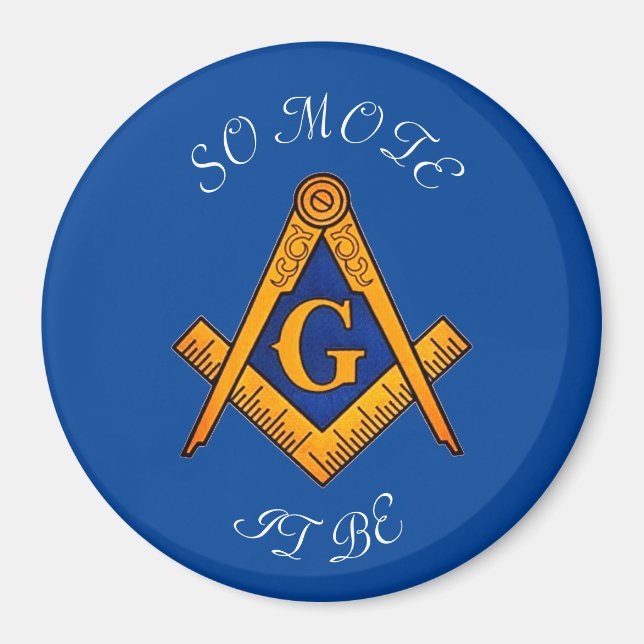 Freemason Square und Compass Wohltätigkeit Masonic Magnet (Vorne)