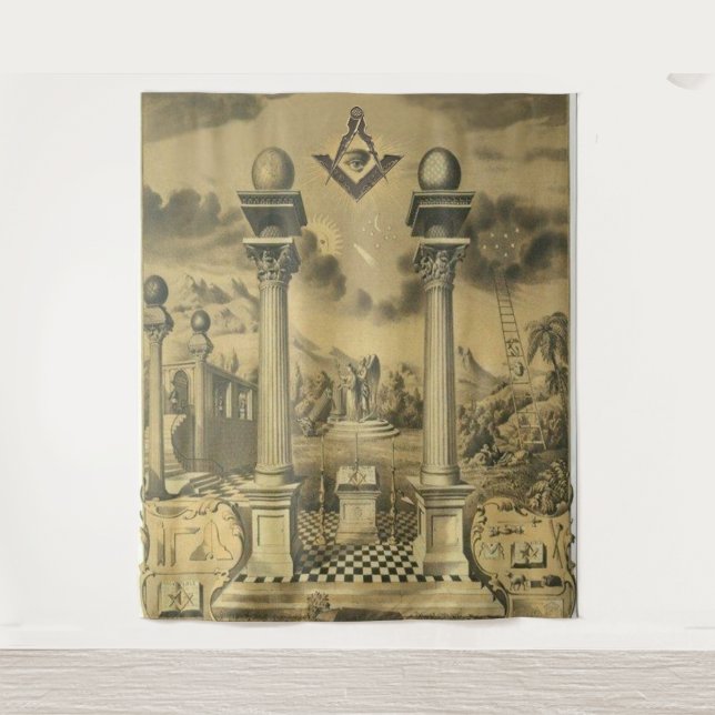 Freemason Tapestry Wandteppich (Vorderseite)