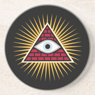 Freemasonauge Getränkeuntersetzer
