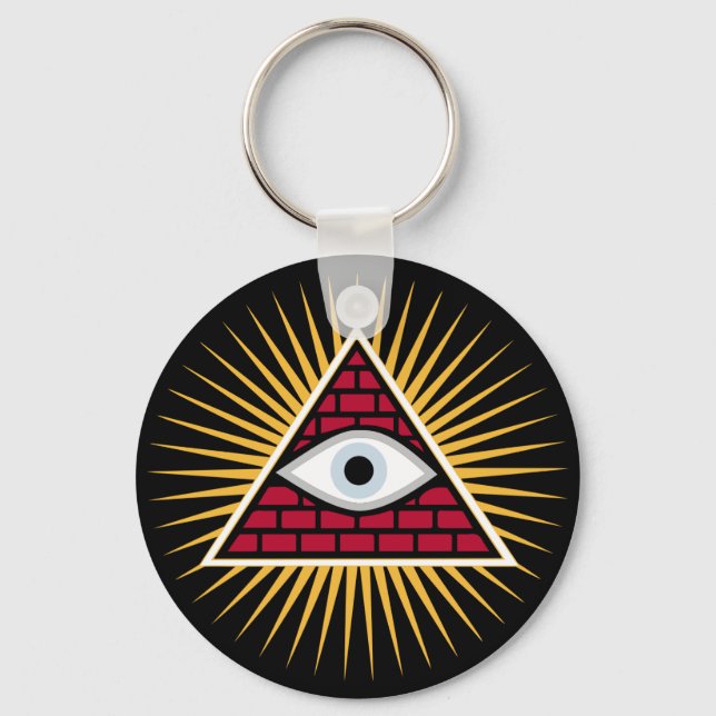 Freemasonauge Schlüsselanhänger (Vorderseite)