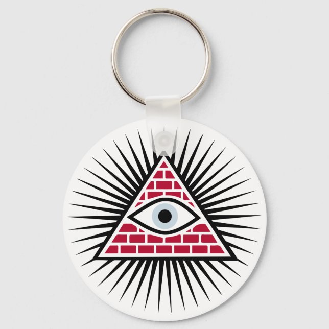 Freemasonauge Schlüsselanhänger (Vorderseite)