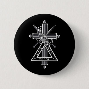 Freemasonenkreuz Button