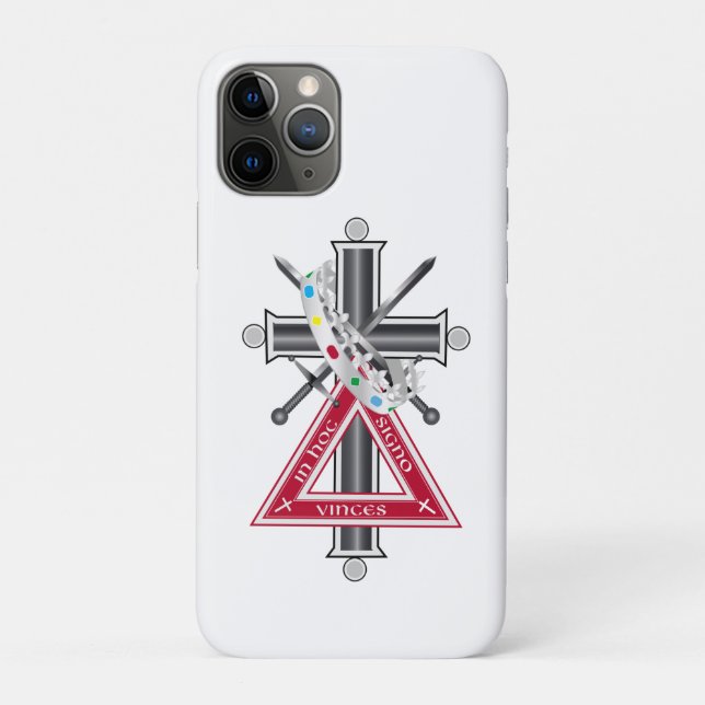 Freemasonenkreuz Case-Mate iPhone Hülle (Rückseite)