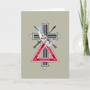 Freemasonenkreuz Karte