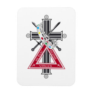 Freemasonenkreuz Magnet
