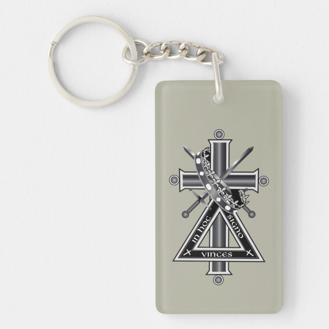 Freemasonenkreuz Schlüsselanhänger (Vorderseite)