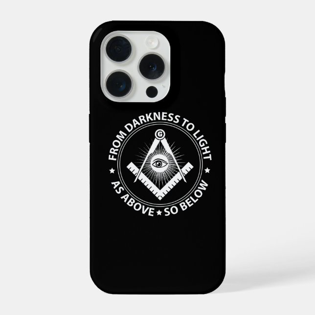 Freemasonry emblem iPhone hülle (Rückseite)