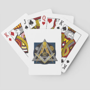 Freemasonry Emblem Spielkarten