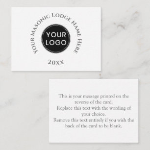 Freemasons Freimaurer Ladys Night Vielen Dank Hinw Mitteilungskarte