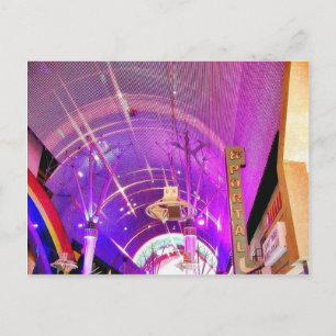 Freemont Street Lights Postkarte