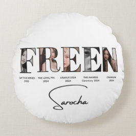 Freen Sarocha - FreenBecky Rundes Kissen