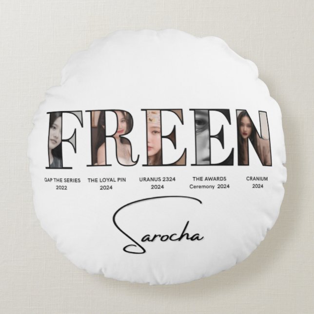 Freen Sarocha - FreenBecky Rundes Kissen (Vorderseite)