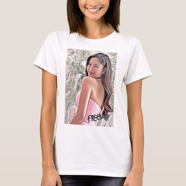 Freen Sarocha wink T-Shirt (Vorderseite)