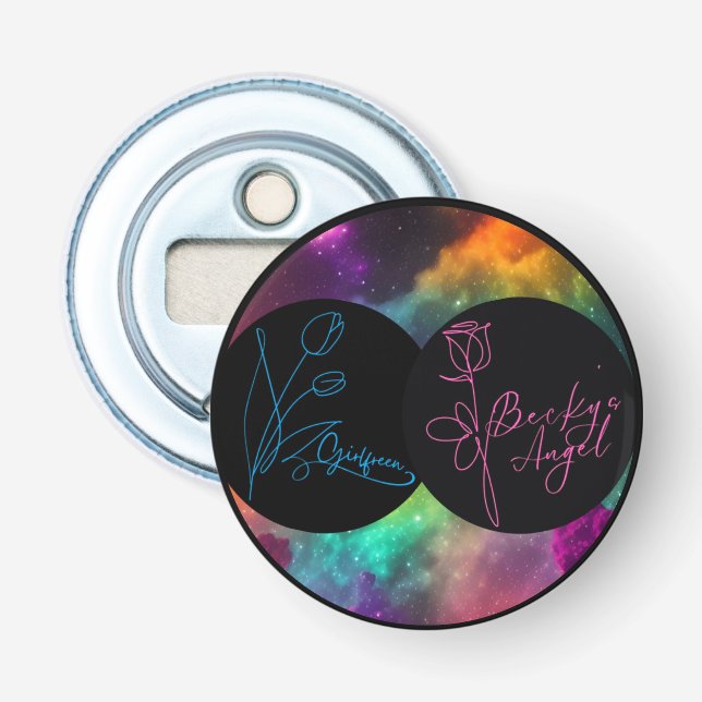 Freenbecky - Abzeichen Flaschenöffner (Vorderseite)