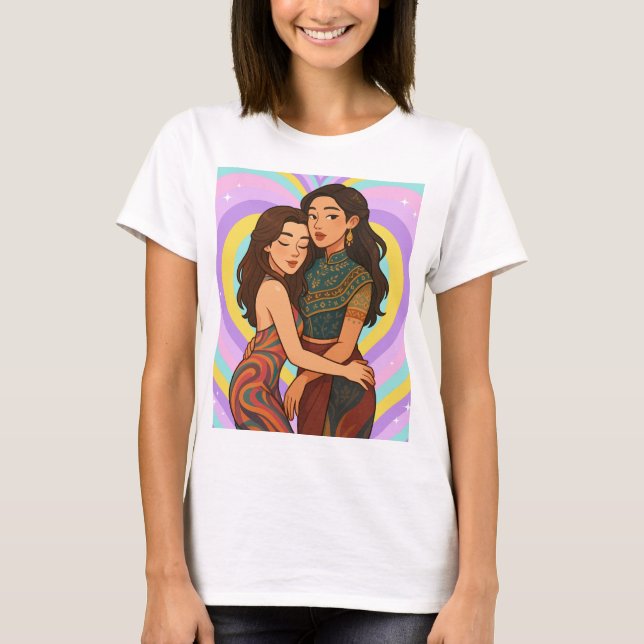 Freenbecky Thai GL Ship Couple Freen & Becky  T-Shirt (Vorderseite)