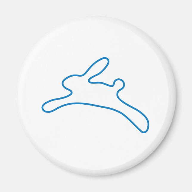 Freenet Bunny Logo Magnet (Vorne)