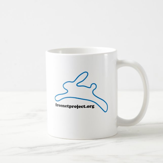 Freenet-Häschen Tasse (Rechts)