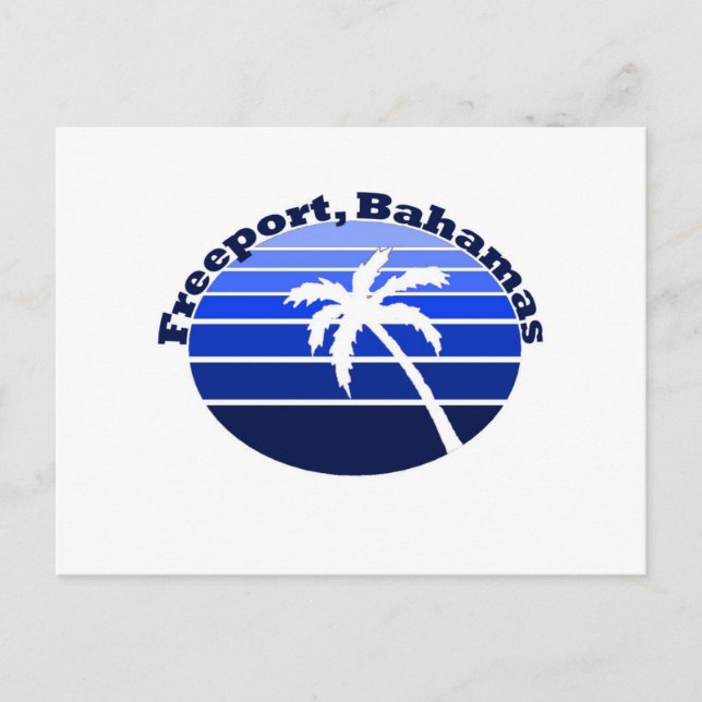 Freeport, Bahamas Postkarte (Vorderseite)