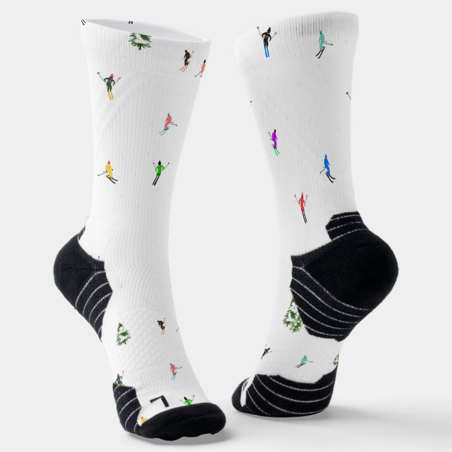 Freeride Alpin Skifahren Socken (Gewinkelt)