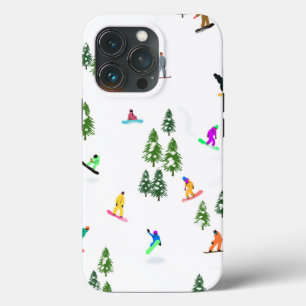 Freeride Snowboarder Snowboarden Illustration Case-Mate iPhone Hülle