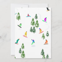 Freeride-Snowboarder Snowboarden Weihnachten