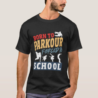 Freerunner Boys School Funny Parking T-Shirt