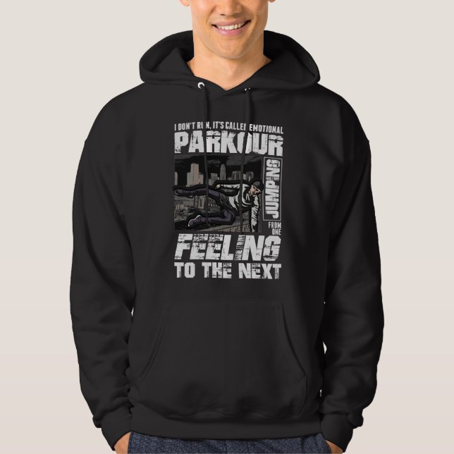 Freerunners Parkour Running  Jumping Parkour Hoodie (Vorderseite)