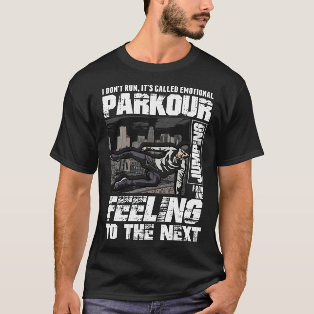 Freerunners Parkour Running  Jumping Parkour T-Shirt (Vorderseite)