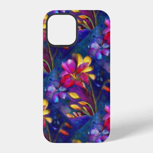 Freesia Floral IPhone Fall Hülle (Rückseite)