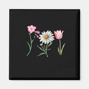 Freesia Gänseblümchen Tulpe Subtile Blume Stiel Na Magnet