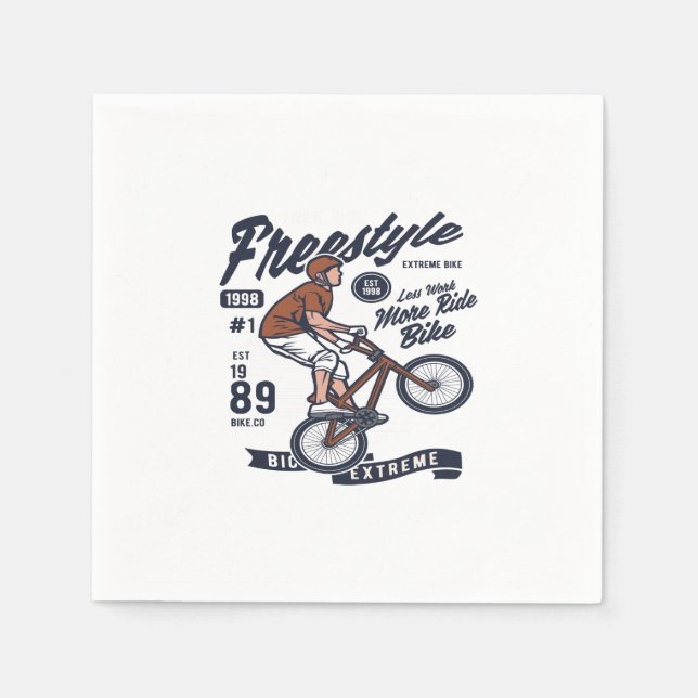 Freestyle Bike Serviette (Vorderseite)